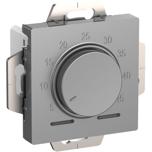 Терморегулятор механический с датчиком без рамки Systeme Electric AtlasDesign 0С +45С алюминий фото Терморегулятор механический с датчиком без рамки Systeme Electric AtlasDesign 0С +45С алюминий картинка